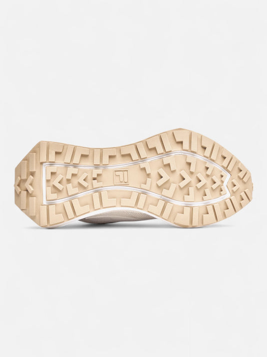 Zapatillas Fila Mujer Racer Energized Beige Blanco