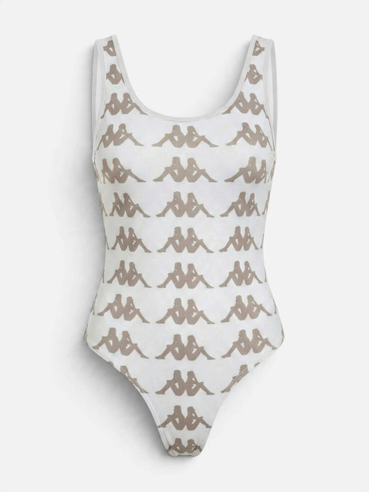 Body Lycra Kappa Authentic Mujer Editta Blanco