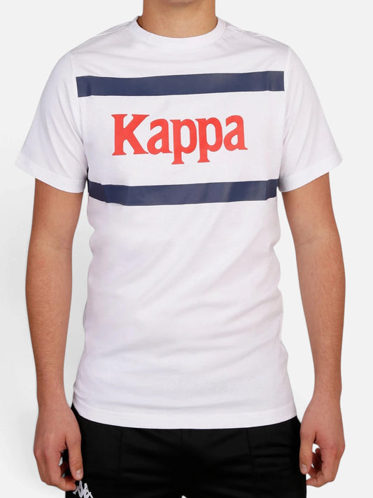 Remera Kappa Authentic Monthy Blanco