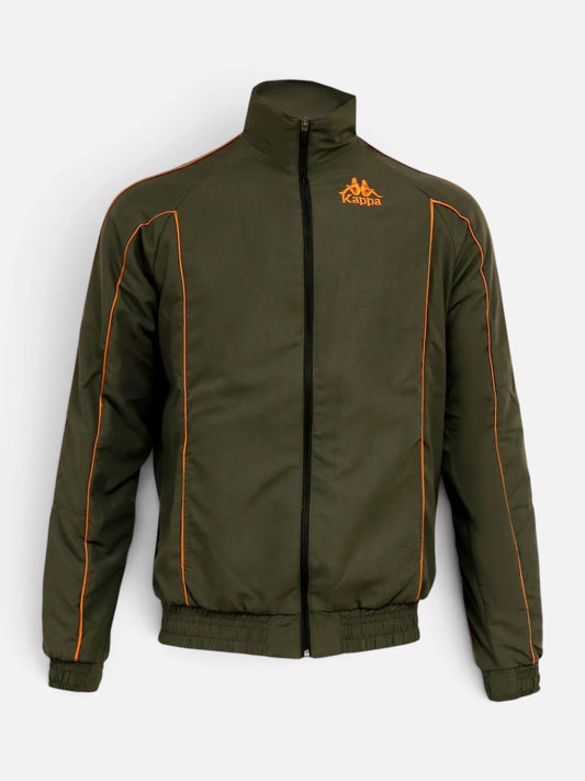 Campera Kappa 222 Banda Jacket Verde-Naranja
