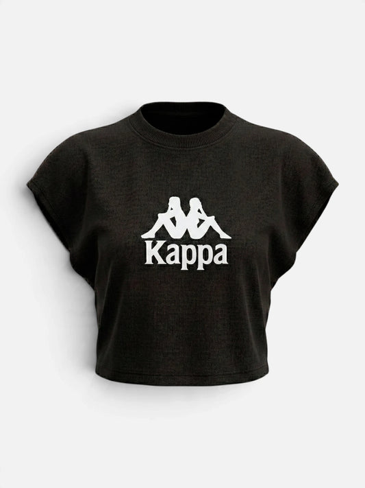 Remera Mujer Kappa Authentic Vetra Tee Negro