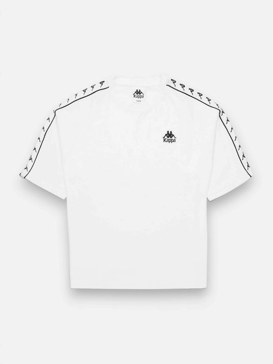 Remera Mujer Kappa 222 Banda Adi Blanco