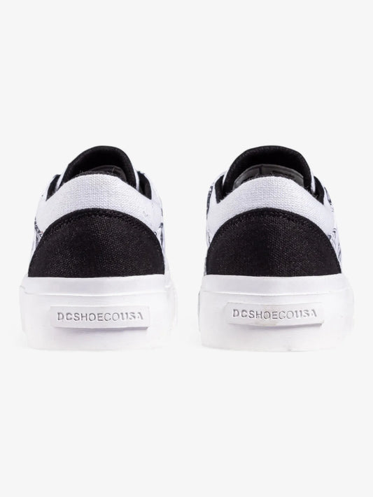 Zapatillas Dc New Trase Platform Tx Blanco Gris Print