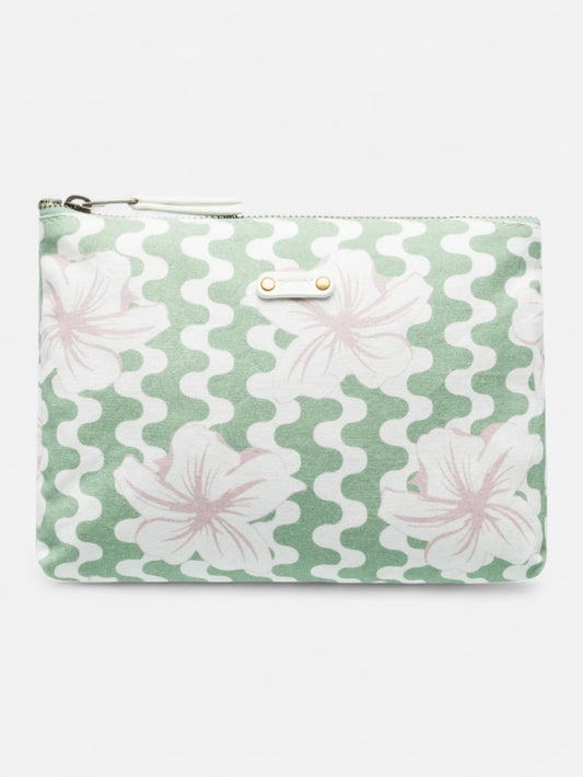Monedero Roxy Pouch Verde Beige