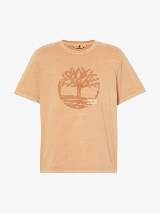 Remera Timberland Logo Graphic Amarillo