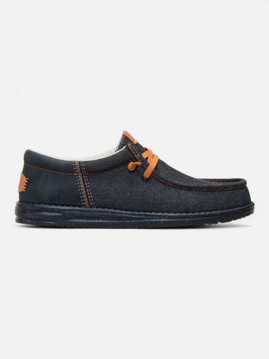 Zapatos Hey Dude Wally Funk Denim Gris