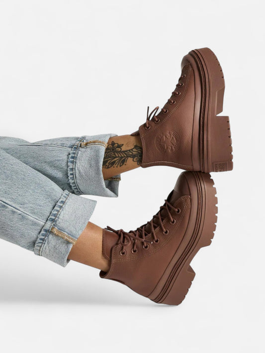 Zapatillas Converse Lugged Heel Hi Waterproof Marron