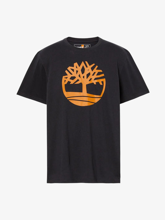 Remera Timberland Kennebec River Tree Logo Negro
