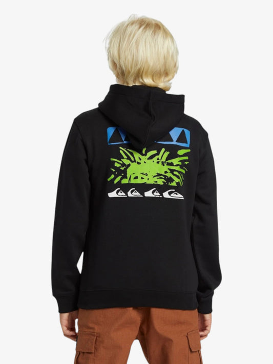 Buzo Quiksilver Niño Graphic Negro - Indy