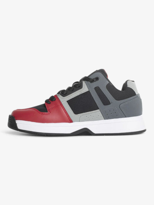 Zapatillas Dc Stag Lite Rs Negro Blanco Rojo Gris