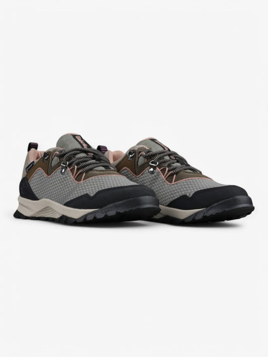 Zapatillas Timberland Mujer Lincoln Peak Lace Up Marrón Oliva Rosado