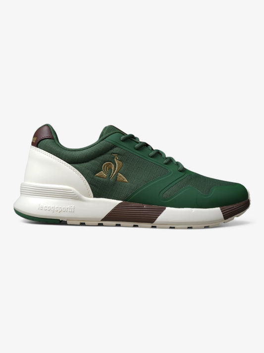 Zapatillas Le Coq Sportif Omega X Sport Verde Marrón Crudo