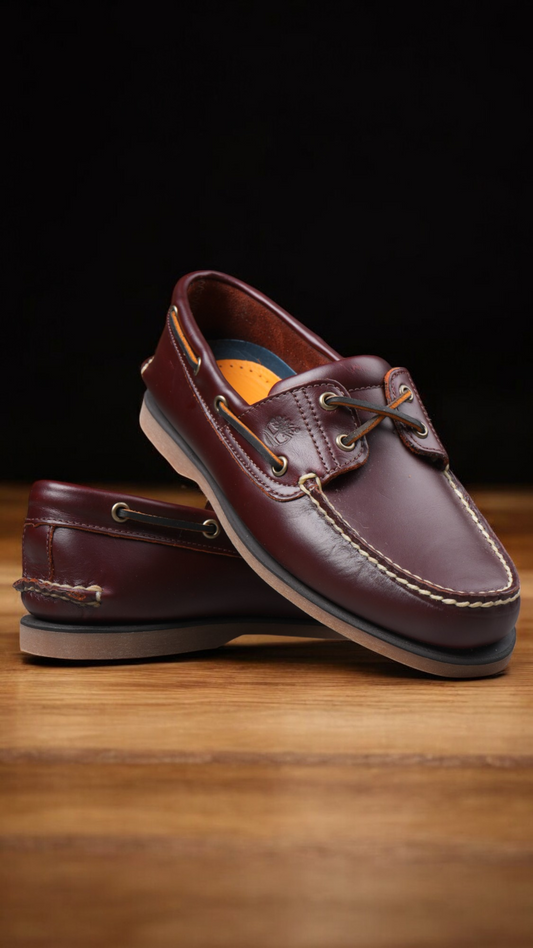 Zapatos Mocasines Timberland Classic Two Eye Nauticos Marrón