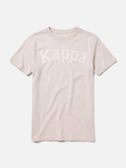 Remera Kappa 222 Banda Balima Gris Lt - Blanco