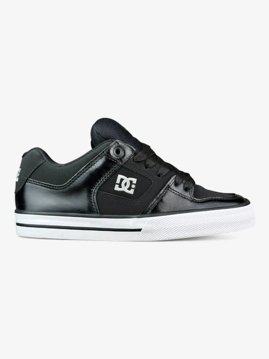 Zapatillas Dc Pure 3 Se Pemium Mujer Negro Blanco