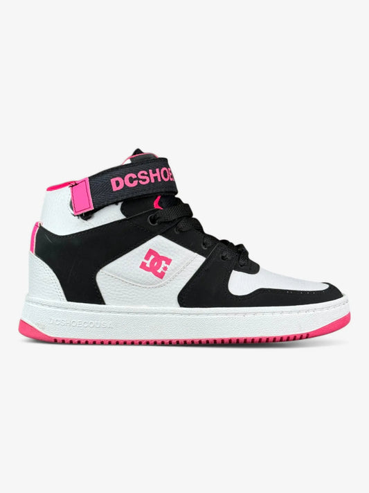 Zapatillas Dc Pensford SS Mujer Negro Rosa Blanco