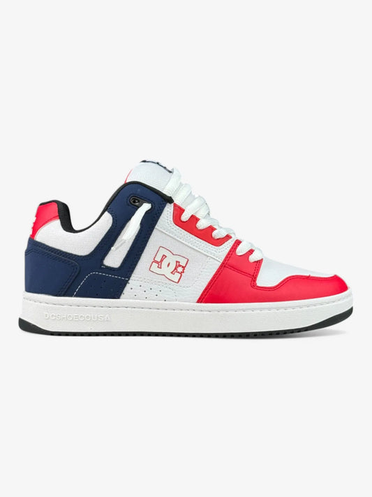 Zapatillas Dc Stag Pro SS Blanco Azul Rojo