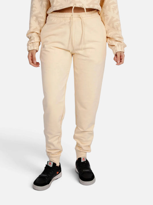 Pantalon Mujer Kappa Authentic Tariayx Beige Naturale
