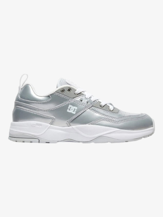 Zapatillas Dc E Tribeka Se Mujer Plata Metalico - Indy