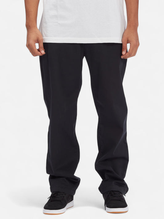 Pantalon DC Worker Relaxed Chino Negro