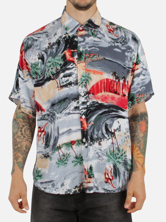 Camisa Gotcha Surfing Azul
