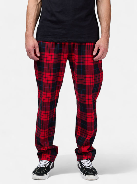 Pantalon Elepants 060 Poplin Negro Rojo