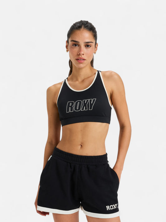 Top Deportivo Roxy Mujer Fitness Everyday Flow Negro