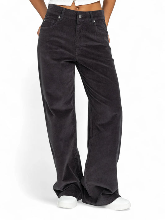 Pantalon Roxy Mujer Surf On Cloud Cord Stretch Negro