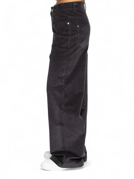 Pantalon Roxy Mujer Surf On Cloud Cord Stretch Negro