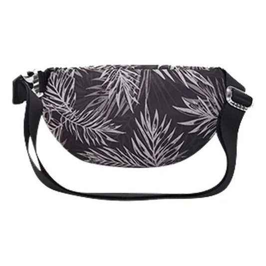 Riñonera Converse Sling Pack Negro Floreado