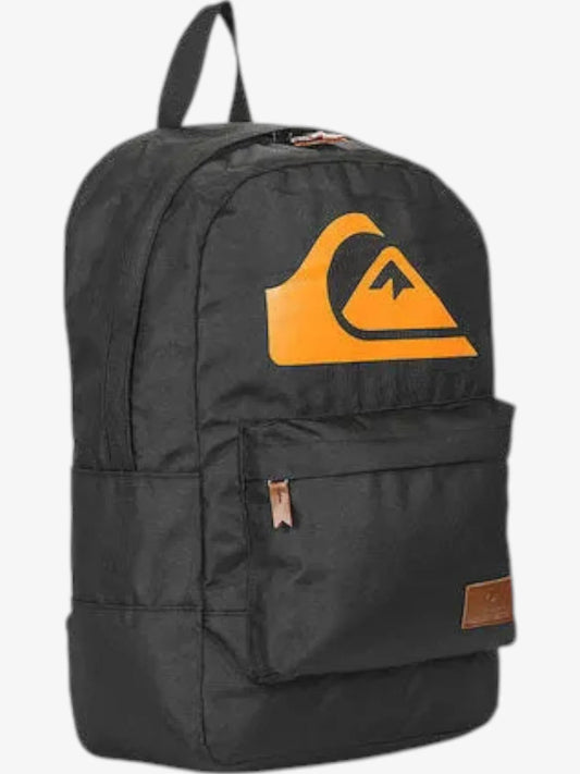 Mochila Quiksilver New Night Track Negro Naranja