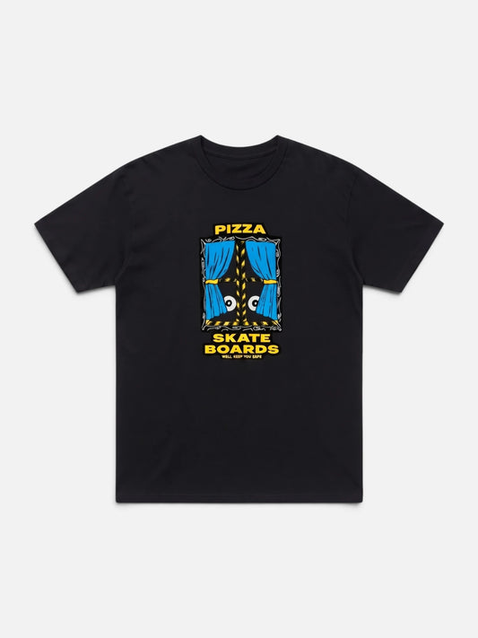 Remera Pizza Safe Negro