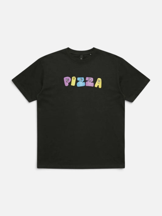 Remera Pizza Frenz Negro