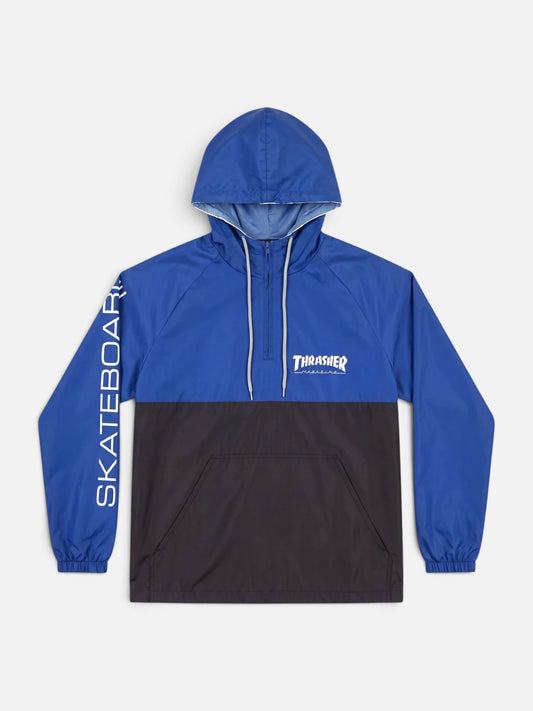 Rompeviento Thrasher Anorak Magazine Azul Negro