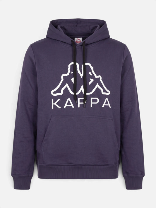 Buzo Kappa Logo Emmo Hoodie Azul Marine