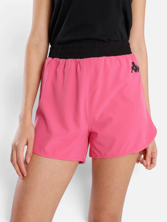 Short Mujer Kappa Kombat Dana Rosa Fandango-Negro