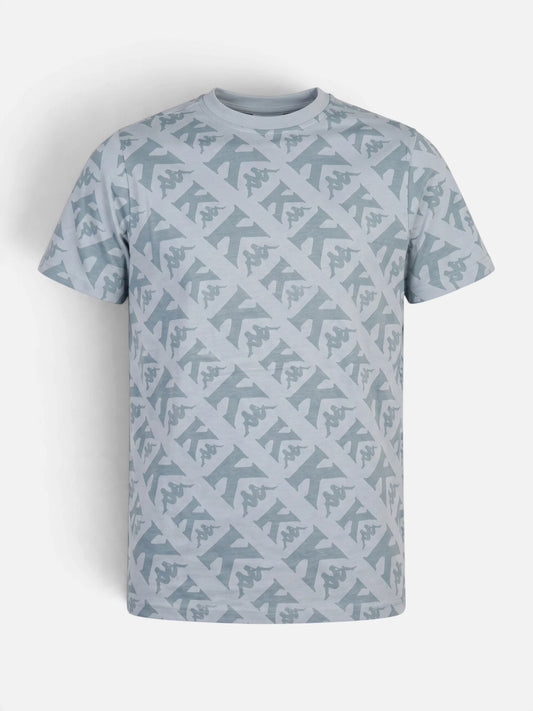 Remera Kappa Authentic Fool Azul Stone
