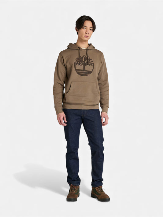 Buzo Timberland Northwood Tree Logo Brushback Chocolate