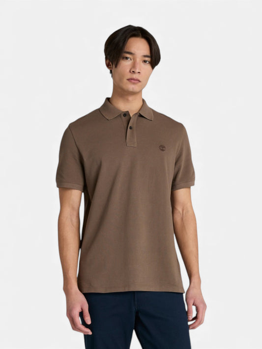 Chomba Timberland Oyster River Chest Logo Chocolate