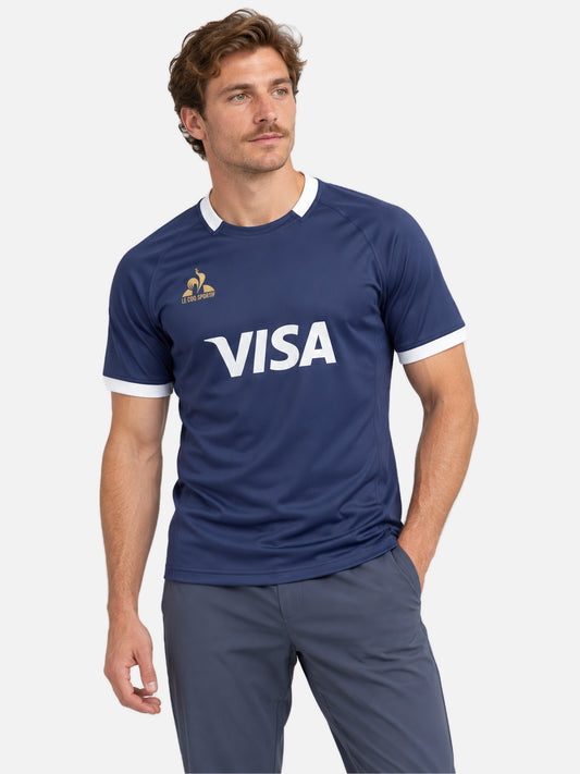 Remera Le Coq Sportif Pumas Maillot Entrai. Ss N°2 M Azul Francia — vista principal