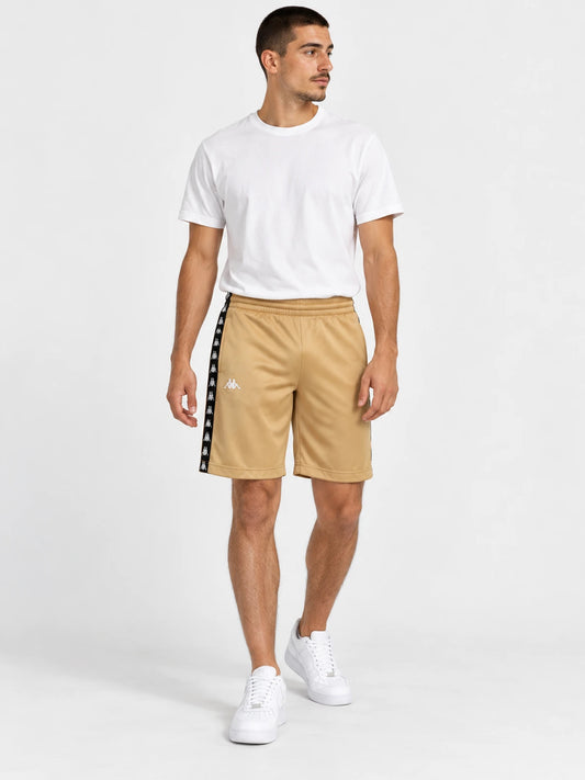 Short Kappa 222 Banda Treadwellz Beige-Negro — vista principal