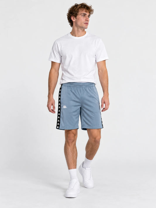 Short Kappa 222 Banda Treadwellz Azul Stone-Negro — vista principal