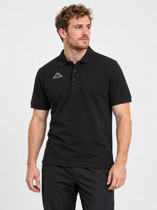 Chomba Kappa Logo Sharas Mss 2 Polo Negro — vista principal