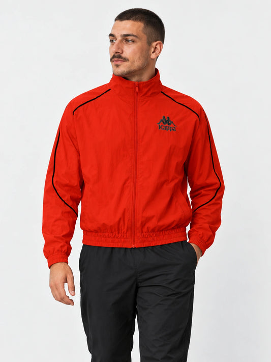 Campera Kappa 222 Banda Nolan Zip Hoodie Rojo — vista principal