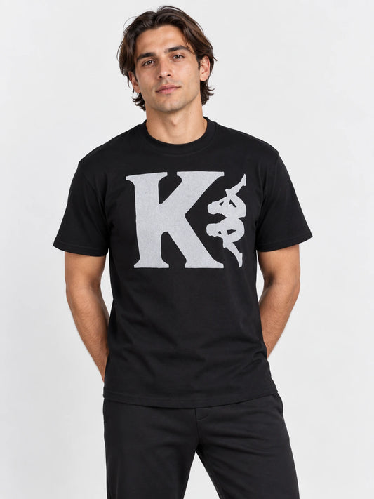 Remera Kappa Authentic Mally Negro — vista principal