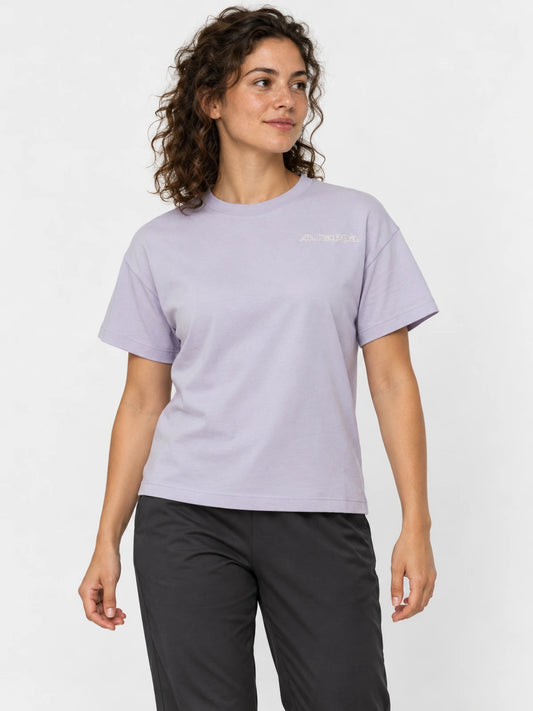 Remera Mujer Kappa Logo Egras T-Shirt Violet Lavander — vista principal