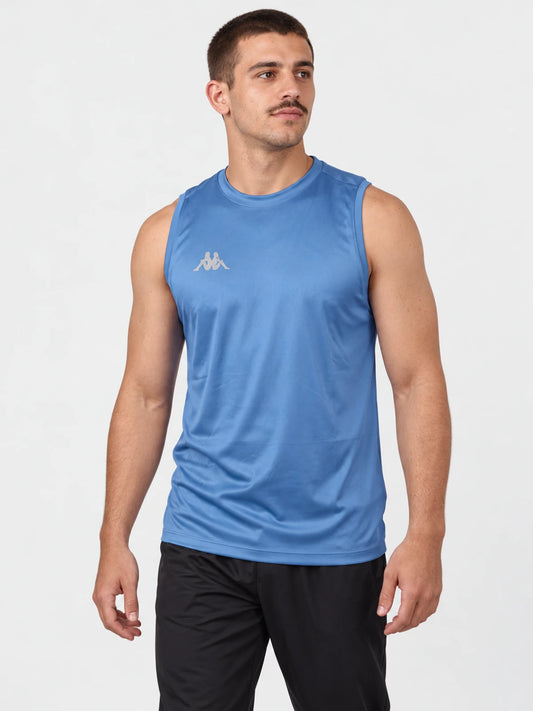 Musculosa Kappa Kombat Exa Tank Azul Celestial — vista principal