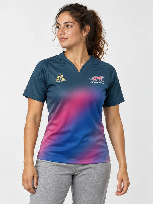 Remera Le Coq Sportif Yaguaretes Maillot Match 26 Spaw Petrol — vista principal