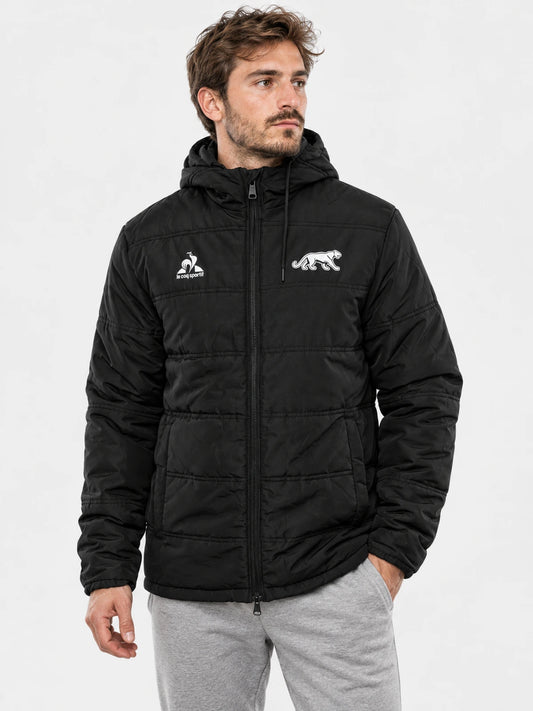 Campera Le Coq Sportif Yaguaretes Short Jacket Negro — vista principal