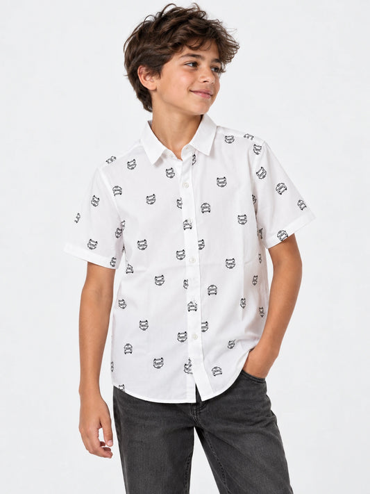 Camisa Gotcha Stenhouse Niño Blanco — vista principal